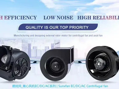 La montée des ventilateurs centrifuges à double entrée vortex