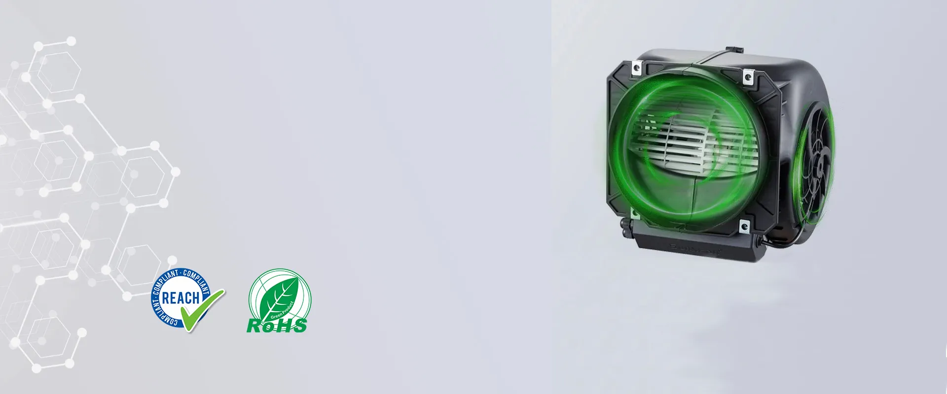 Ventilateurs centrifuges incurvés vers l'arrière