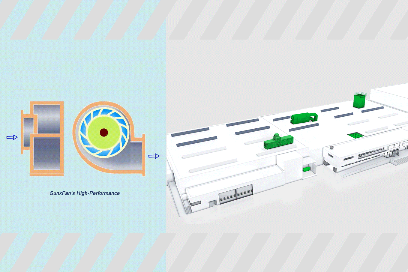 Vidéo des ventilateurs centrifuges SunxFan